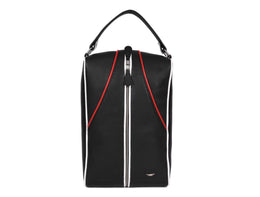 Black Leather Shoe Case – Travel Essential