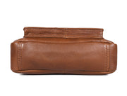 Chic Brown Leather Crossbody – Minimal & Versatile