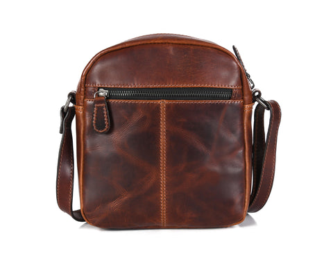 LEATHER MESSENGER BAG