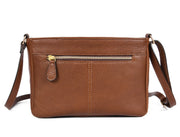 Chic Brown Leather Crossbody – Minimal & Versatile