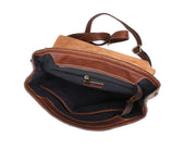 Cabrini Artisan Leather Backpack – Classic Brown Travel Companion