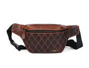 Ascend Quilted Leather Fanny Bag – Trendy & Compact