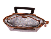 Cabrini Polaris Leather Shopper Bag – Tan Brown