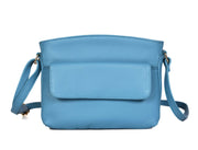 Blue Haze Handbag – Artisanal Top Grain Leather Elegance