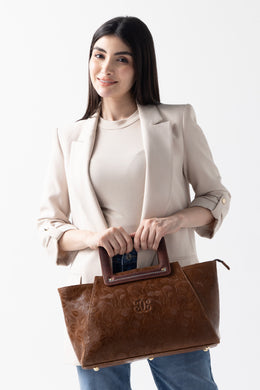 Classic Elegance Jute Tote Bag – Handcrafted Charm with Modern Utility