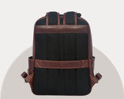 Cabrini Morano – Premium Full-Grain Brown Leather Laptop Backpack