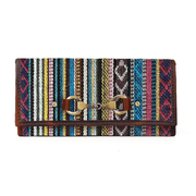 Dakota Jacquard Wallet – Dark Brown Edition