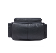 Classic Black Leather Backpack – Full Grain Edition