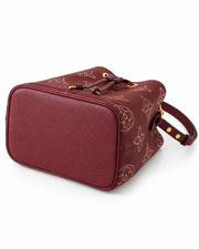 Seraphine bag floral-pattern detail collage