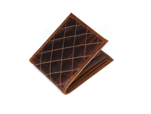 Quilted Leather Wallet