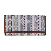 Dakota Jacquard Wallet – Dark Brown Edition