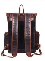 Montavio Vintage Brown  Leather Backpack
