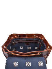 Montavio Vintage Brown  Leather Backpack