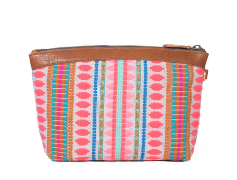 Leather Jacquard Pouch | LB-302