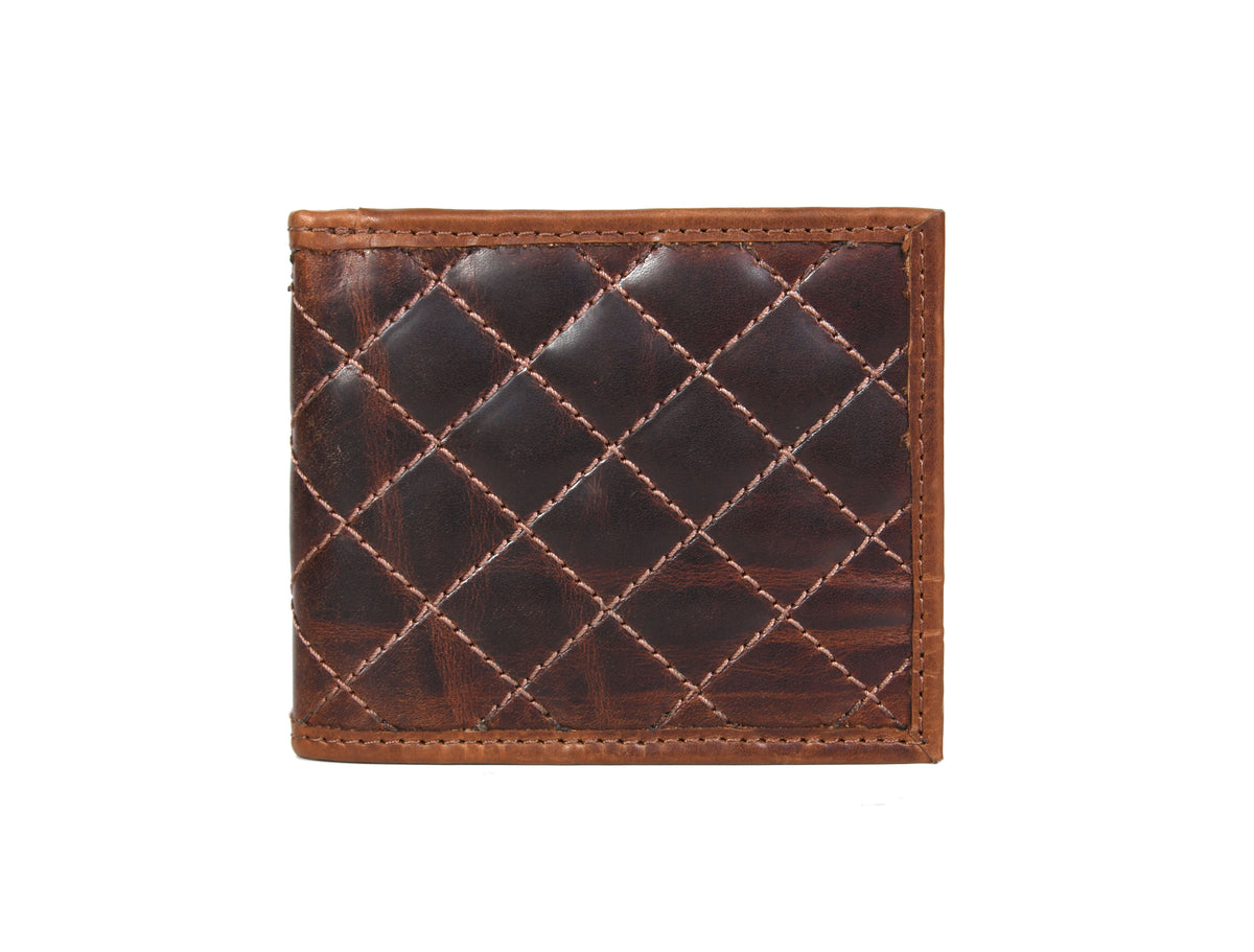 Quilted Leather Wallet