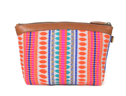 Leather Jacquard Pouch | LB-302