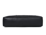 Tuscania Chef Knife Roll & Carry Bag – Raven Black (Top Grain Leather)