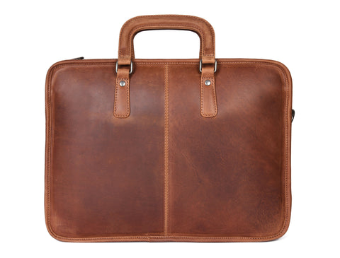 Crest Leather Messenger Bag  for Office -  ( PB-285 )