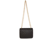 CABRINI Noir – Classic Black Quilted Shoulder Bag