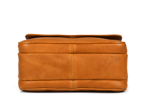 Stylish Tan Leather Crossbody Bag