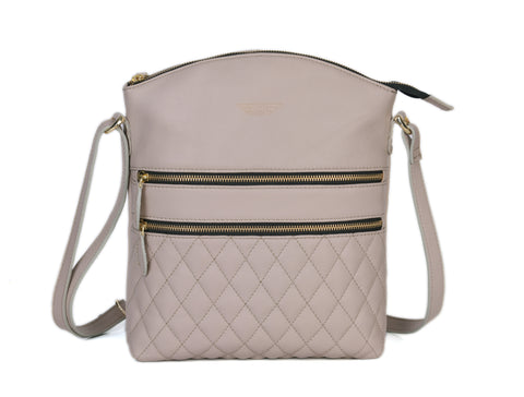 Leather Quilted Crossbody Bag