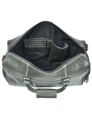 Premium Leather Convertible Travel Duffel Bag