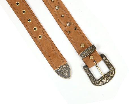 Rustic Chic Leather Belt