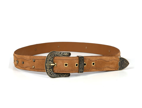 Rustic Chic Leather Belt