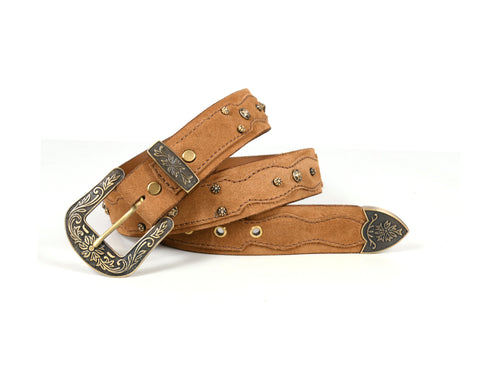 Rustic Chic Leather Belt