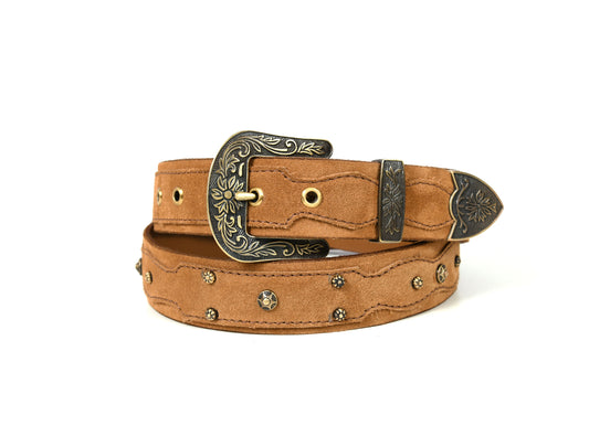 Rustic Chic Leather Belt