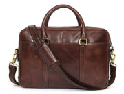 Leather Portfolio Bag - Multicolor