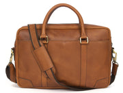 Leather Portfolio Bag - Multicolor