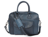 Leather Portfolio Bag - Multicolor