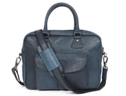 Leather Portfolio Bag - Multicolor