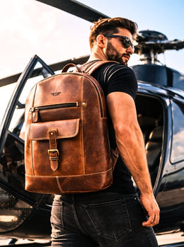 Verona Leather Backpack