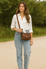 Signature Leather Crossbody Bag