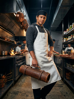Tan Leather Knife Roll – Handcrafted in Top Grain Leather