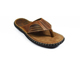 Cabrini Men’s Leather Slippers 