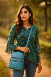 Leather Quilted Crossbody Bag