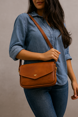 Signature Leather Crossbody Bag