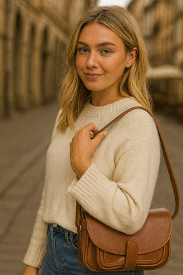 Premium Leather Crossbody – Sleek & Light