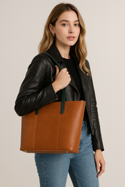 Everyday Leather Tote Bag for Women