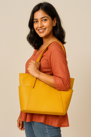 Leather Ladies Handbag – Handcrafted Top Grain Charm