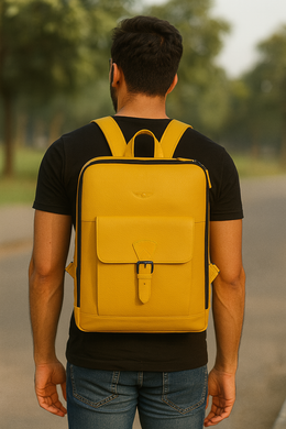 Desi Carry Leather Backpack