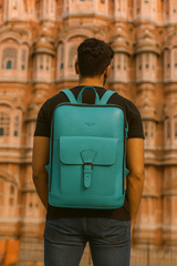 Desi Carry Leather Backpack