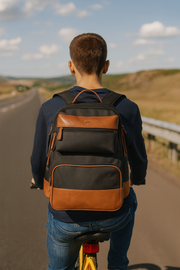 Mystic Matty Leather Backpack – Soft Matte Urban Style