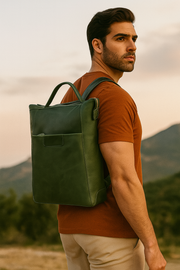 Full Grain Leather Backpack – Sphere Edition