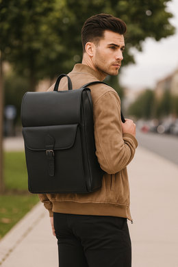 Full Grain Leather Laptop Backpack – Vista Edition