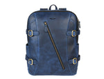 Full Grain Leather Backpack – Royal Blue