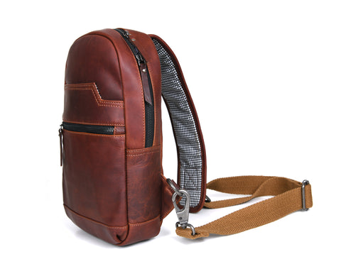 Leather Mini Backpack - Multicolor